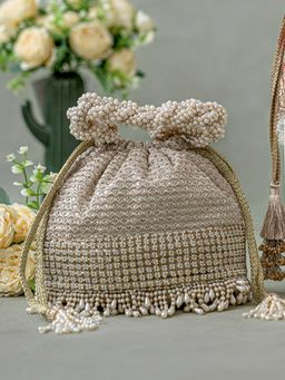 AMYRA - Champagne Bucket Bag
