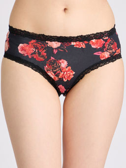 Lola and Mae - C.O.A.T Pack of 1 Microfiber Hipster Panty-Cherry LMP1030