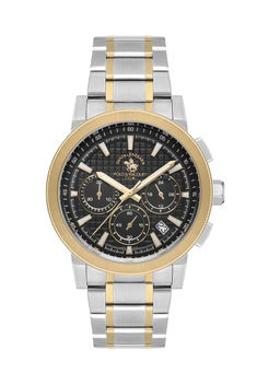 Santa Barbara Polo & Racquet Club - Men Black Quartz Dial Analog Watch (SB1105654) (M)