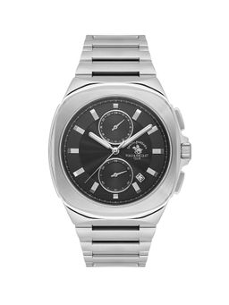 Santa Barbara Polo & Racquet Club - Men Black Quartz Dial Analog Watch (SB1106101) (M)