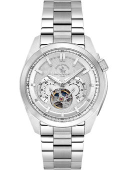 Santa Barbara Polo & Racquet Club - Men Silver Quartz Dial Analog Watch (SB1106281) (M)