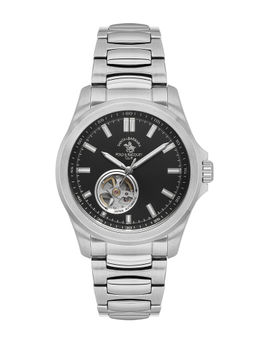 Santa Barbara Polo & Racquet Club - Men Black Quartz Dial Analog Watch (SB1106292) (M)