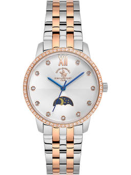 Santa Barbara Polo & Racquet Club - Women Silver Quartz Dial Analog Watch (SB1106385) (M)