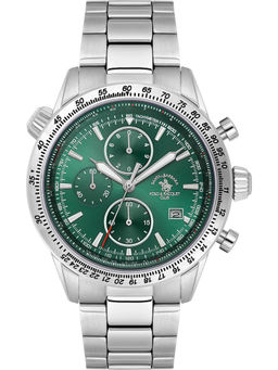 Santa Barbara Polo & Racquet Club - Men Green Quartz Dial Analog Watch (SB5100034) (M)