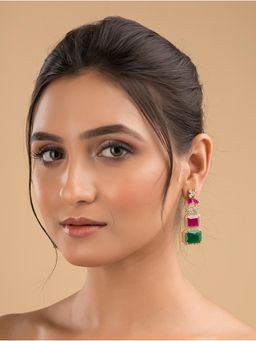 Silk Petalss - Women Multi-Colour Aleena Earrings