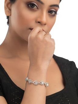 Silk Petalss - Women White Rasha Bracelet