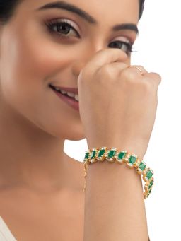 Silk Petalss - Women Green Disha Bracelet
