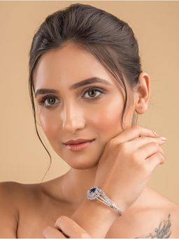 Silk Petalss - Women Navy Blue Doyel Bracelet