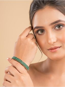 Silk Petalss - Women Green Chahna Bracelet