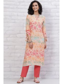 Rangriti - Beige Printed Kurta