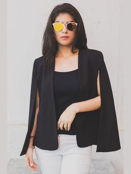 BOHO-CHIC By Sukriti Jain - Womens Enchanted Floral Embroidered Cape