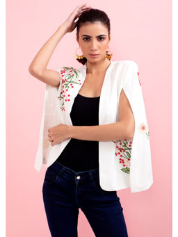 BOHO-CHIC By Sukriti Jain - Womens Daintily Embroidered Cape