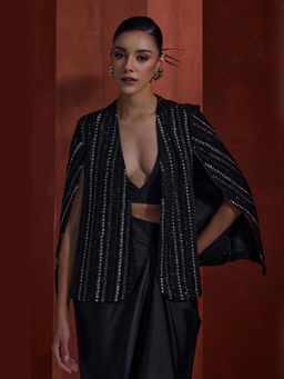 BOHO-CHIC By Sukriti Jain - Womens All About Glam Hand Embellished Cape