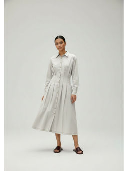 Doodlage - Womens Chalk Grey Cecile Dress