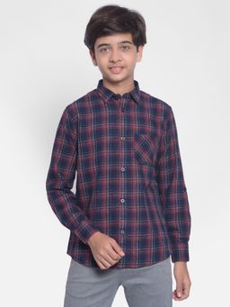 CRIMSOUNE CLUB - Boys Red Checked Shirt