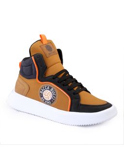 Bacca Bucci - Gravity High Top Street Fashion Chunky Sneakers Tan