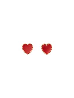 Forever New - Harlie Heart Earring Red