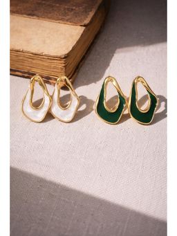 Niska - Vintage Drop Earring (Pack Of 2) Multi-Color