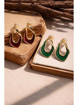 Niska - Vintage Drop Earring (Pack Of 2) Multi-Color