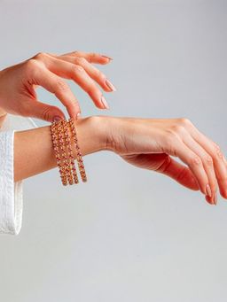 Kalakrith Milano - Women Glimmer Sleek Bangles Pink