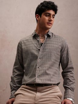 LOCOMOTIVE - Men Multi-Color Printed Slim Fit Party Shirt