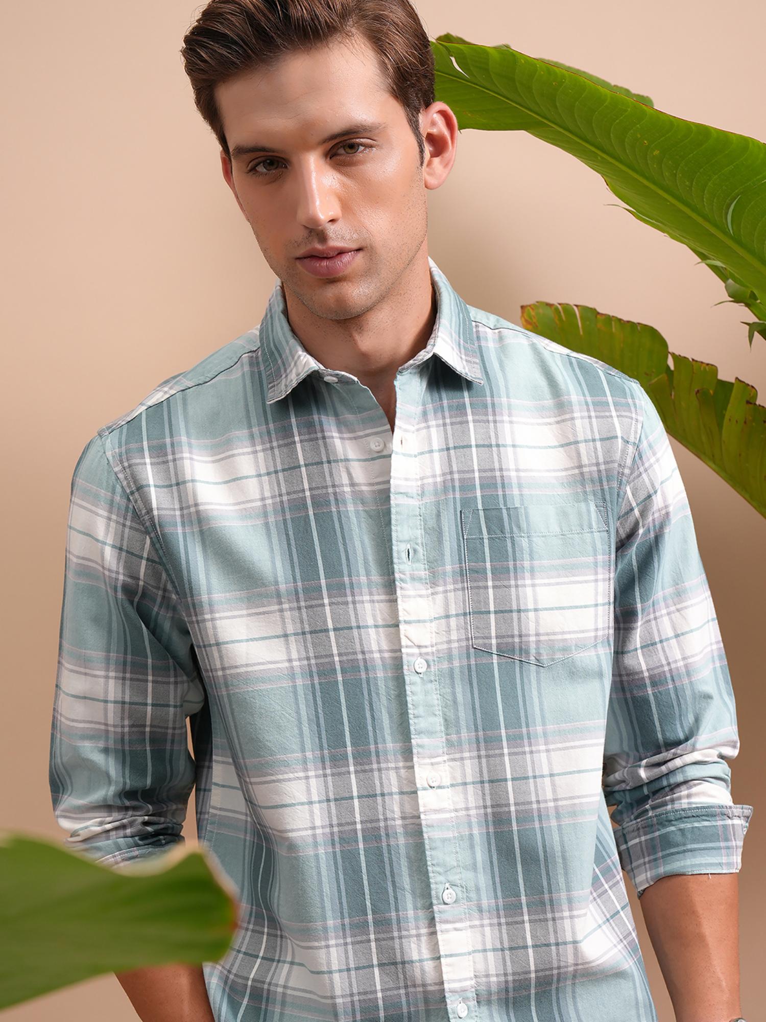 トップス NOROLL RELAX GINGAM CHECK S/S SHIRT NOROLL RELAX GINGAM CHECK S/S SHIRT NOROLL 