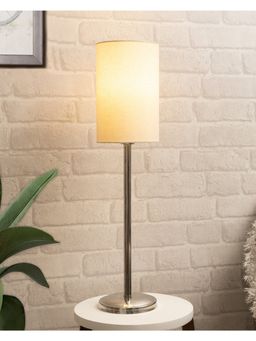 Homesake - Chrome 16" Metal Table Lamp Khadi Pipe