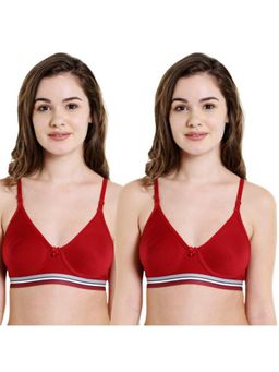 Bodycare - Pack of 2 Seamless Cup Bra In Maroon Colour