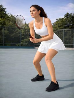 INVINCIBLE - White Solid Regular Skirts