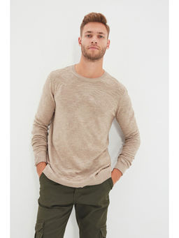 Trendyol - Man Brown Sweater