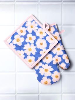 Anko - Oven Gloves and Pot Holder (Pack of 2)