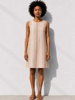 Scoup - Multi-Colour Cotton Stripe Dress
