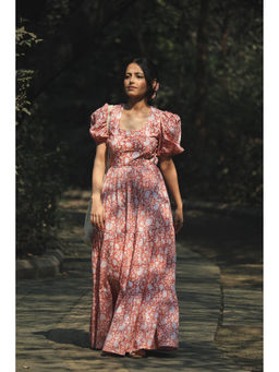 ODHANON - Women's Fit and Flare Maxi Dress