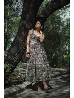 ODHANON - Women's Dreamy Black Dress
