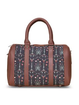 Zouk - Dark Blue Top Handle Handheld Handbag for Women