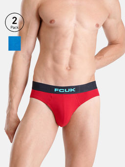 FCUK - Flex Archway Men'S Solid Briefs (Pack of 2)