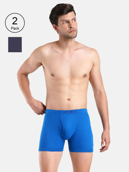 French Connection - Regal Oxford Men'S Long Trunks (Pack of 2)