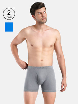 French Connection - Regal Oxford Men'S Long Trunks (Pack of 2)