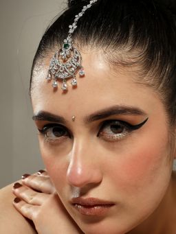 VENI - Silver-Plated Maang Tikka