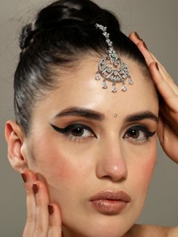 VENI - Silver-Plated Maang Tikka