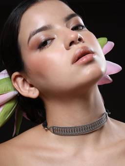 VENI - Brass Silver-Plated Choker