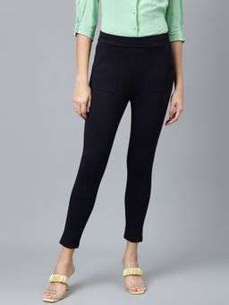 Latin Quarters - Blue Navy Jeggings For Casual