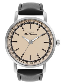 Ben Sherman - Beige Dial Analog Watch for Men - BS089B (M)
