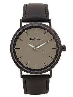 Ben Sherman - Grey Dial Analog Watch for Men - BS091B (M)