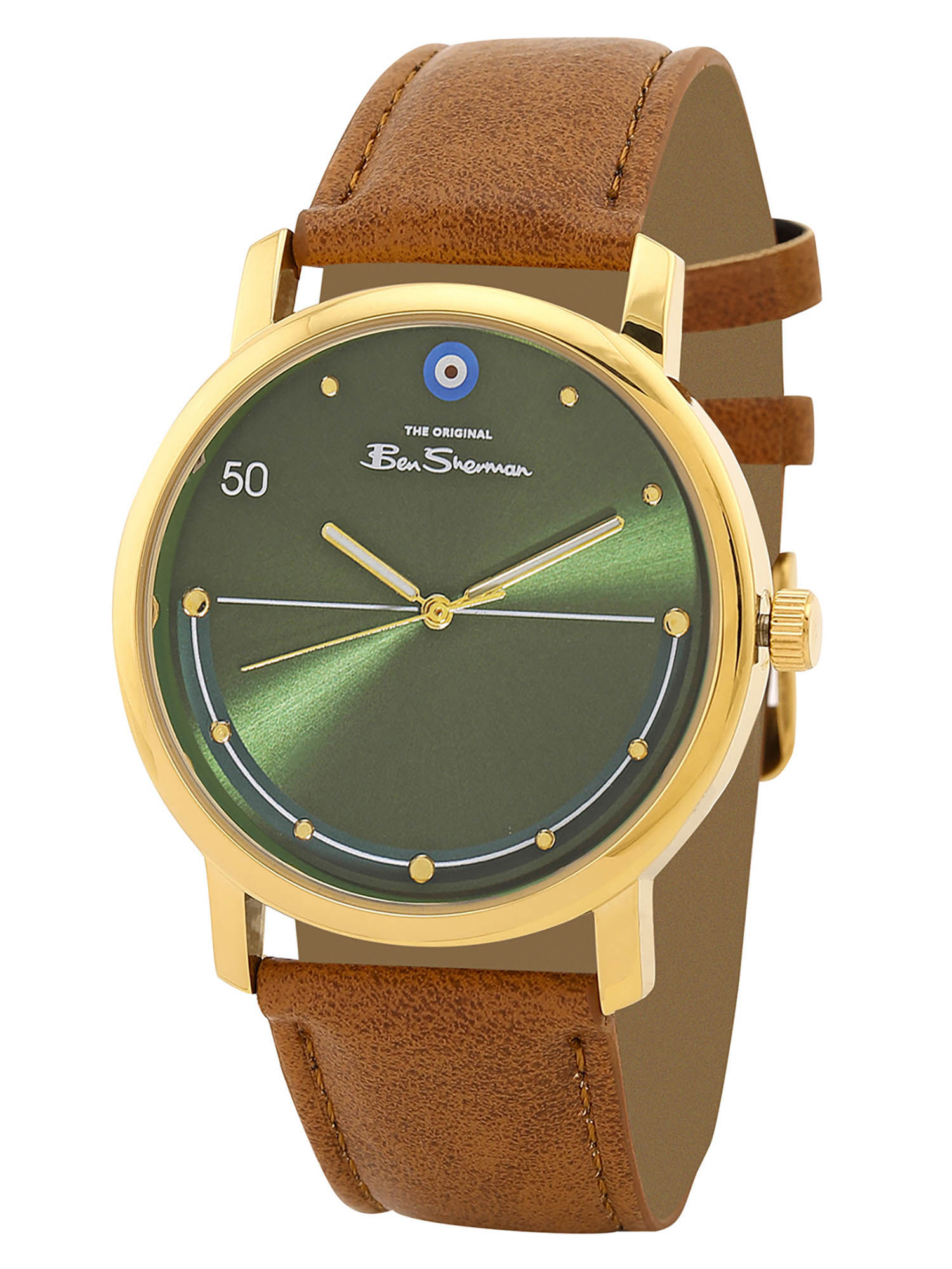 Buy Ben Sherman Olive Green Dial Analog Watch for Men - BS094NBR