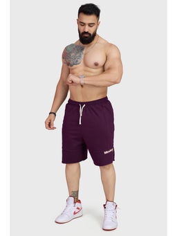 FUAARK - Raw Edge Oversized Gym and Workout Shorts for Men