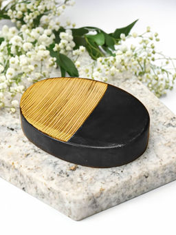 UMAI - Ceramic Soap Case Black