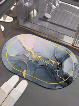 UMAI - Oval Bathmat- Grey