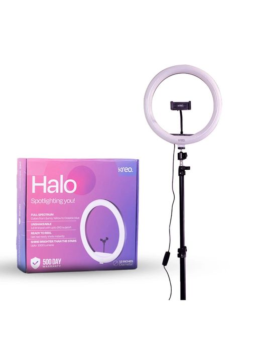 Buy Kreo Halo 12 Inch Bright Ring Light with Tripod Stand