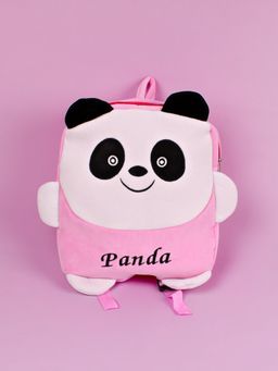 DukieKooky - Unisex Kids Pink Embroidered Backpacks